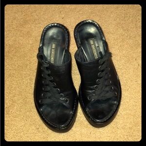Rare Ann demeulemeester platform lace high heel sandal.